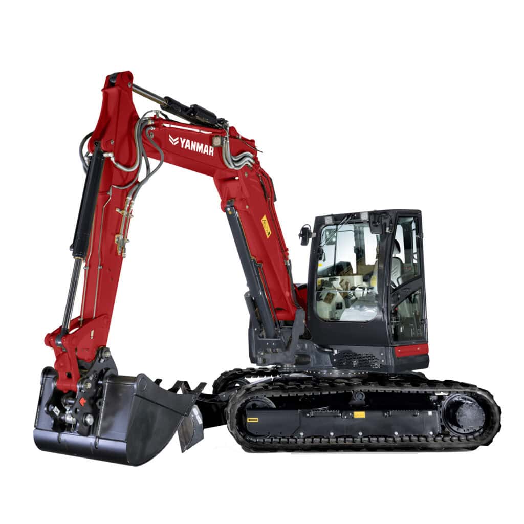 Robuuste mini-204 elektrische graafmachine voor bouw en tuinprojecten.