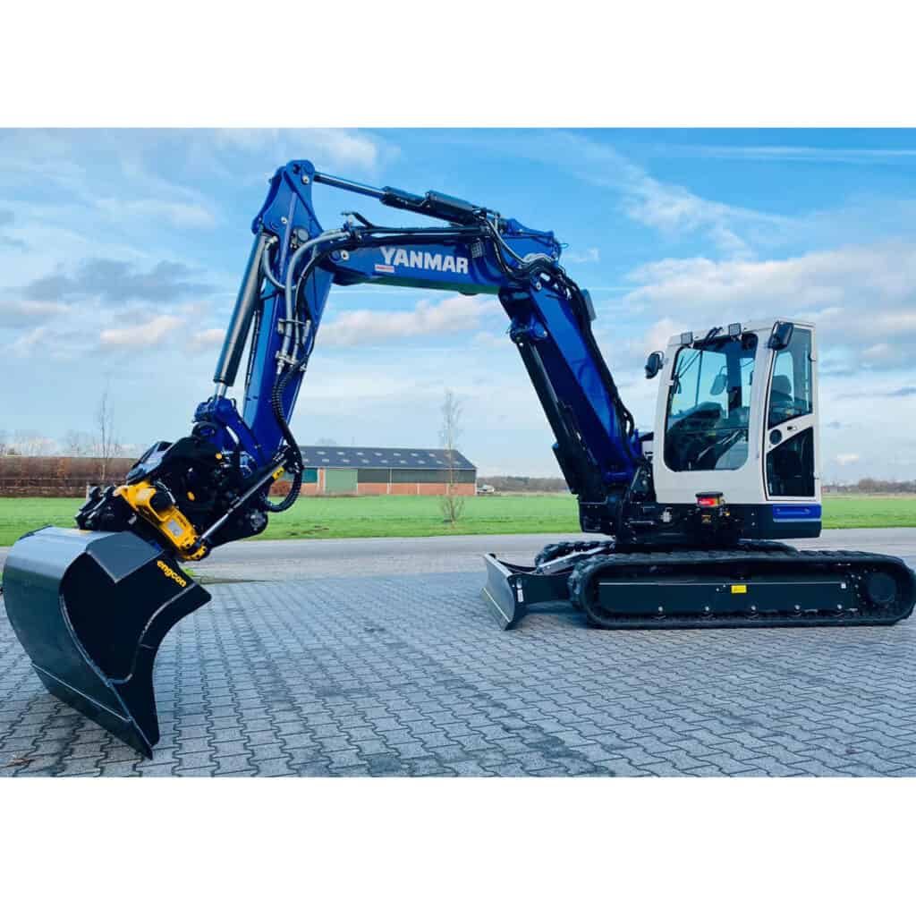 Nieuwe Yanmar mini shovel voor grondverzet en tuinprojecten | Geert-Jan de Kok B.V.