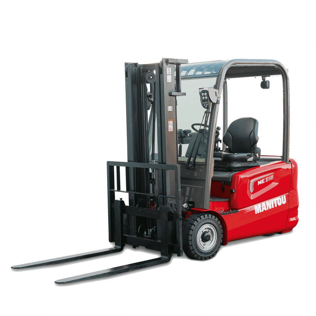 Veilig heftruck van Manitou voor magazijn en logistiek.