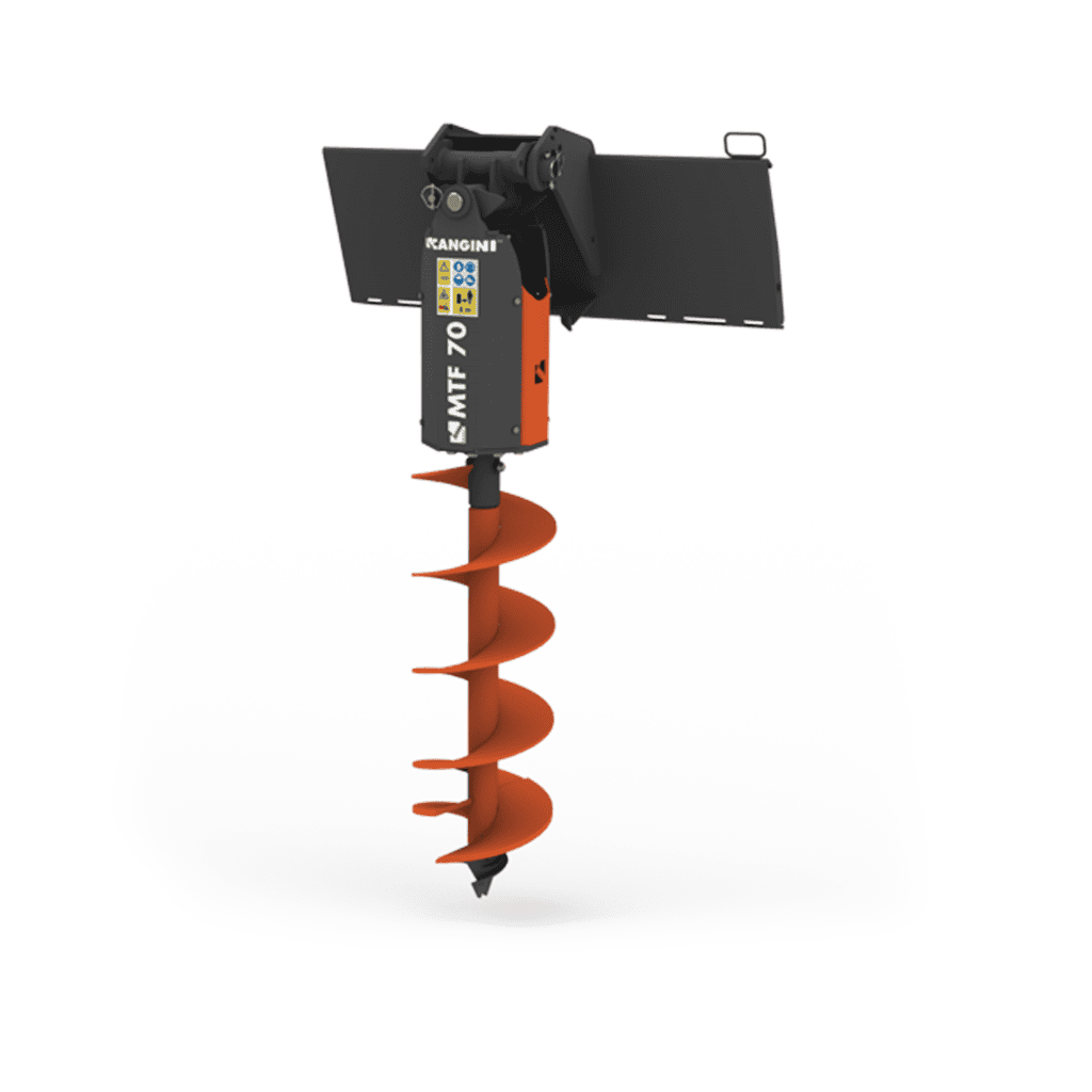 Zwenkboor met motor van Kangini voor grondboringen en sonderingen.
