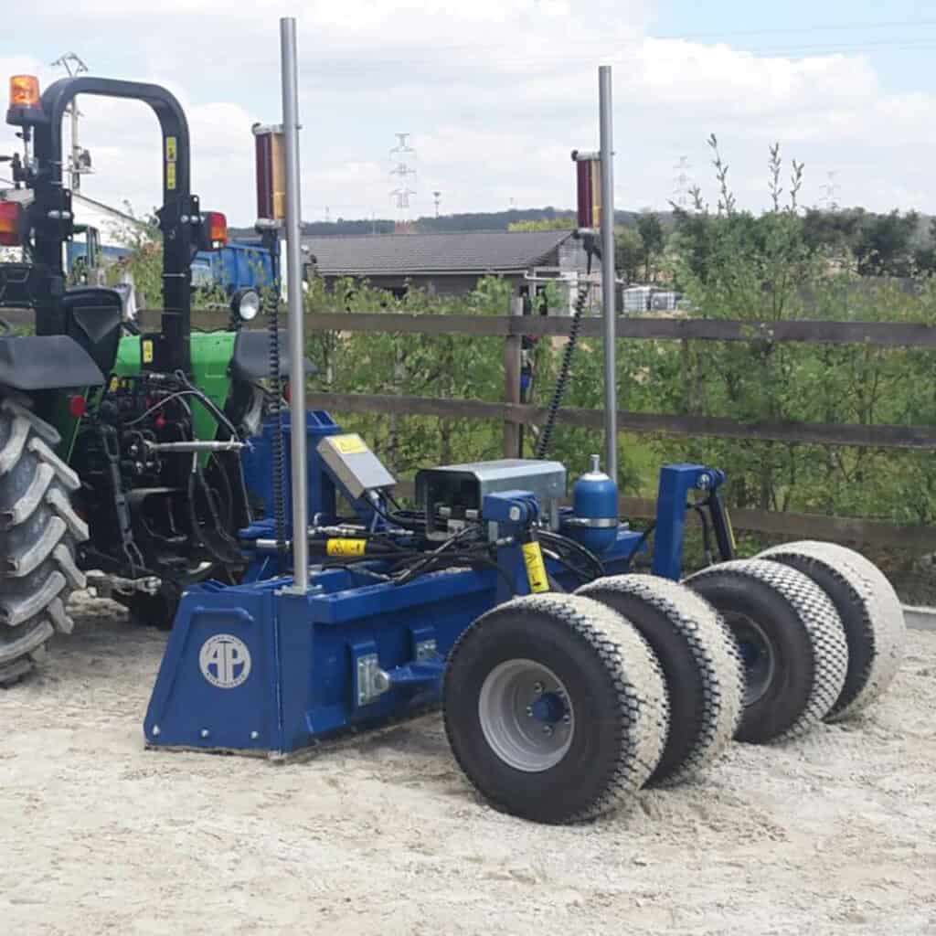 Schuifborstel machine voor agrarisch gebruik - Geert-Jan de Kok B.V.