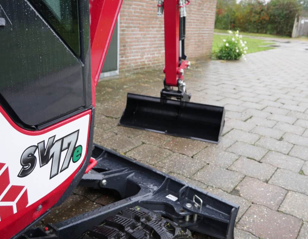 Machinale graafmachine voor bouw- en grondverzetwerkzaamheden.
