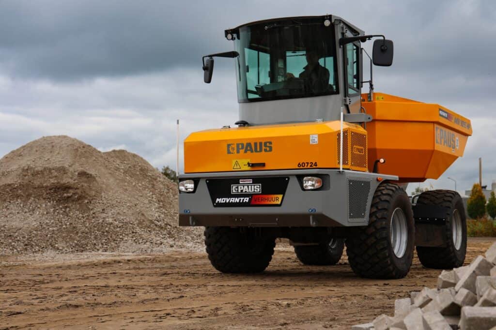 100% Pas: Constructionmaterieel van PAUS, geschikt voor verhuur en bouwprojecten.