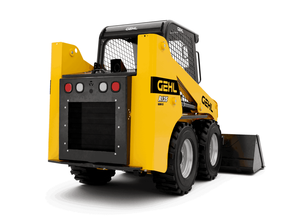 Efficiënte Gehl skid steer loader met innovatieve ontwerp en krachtige prestaties.