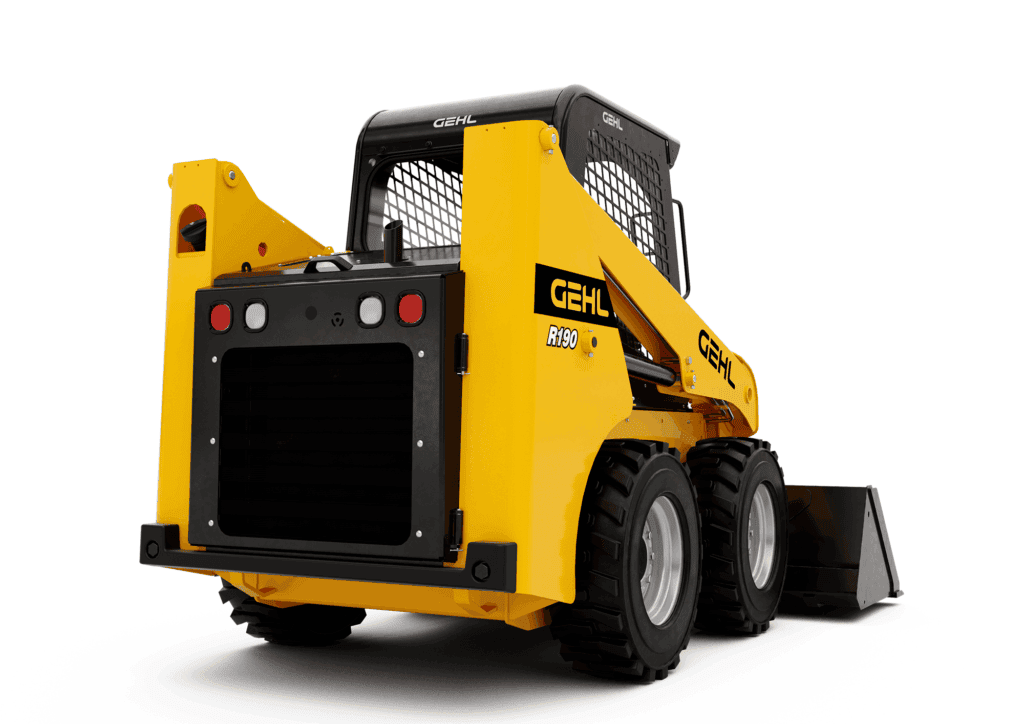 Kleine wiellader voor bouw en industriële toepassingen, GEHL R190, hoogwaardige machine.