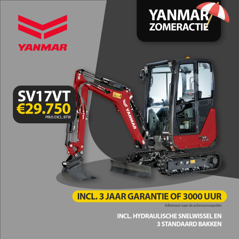 Speciale Yanmar Zomeraanbieding