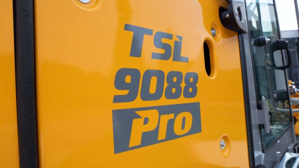 Schothersteller TSL 9088 PRO op een bouwmachine of voertuig voor bouw en industrie.