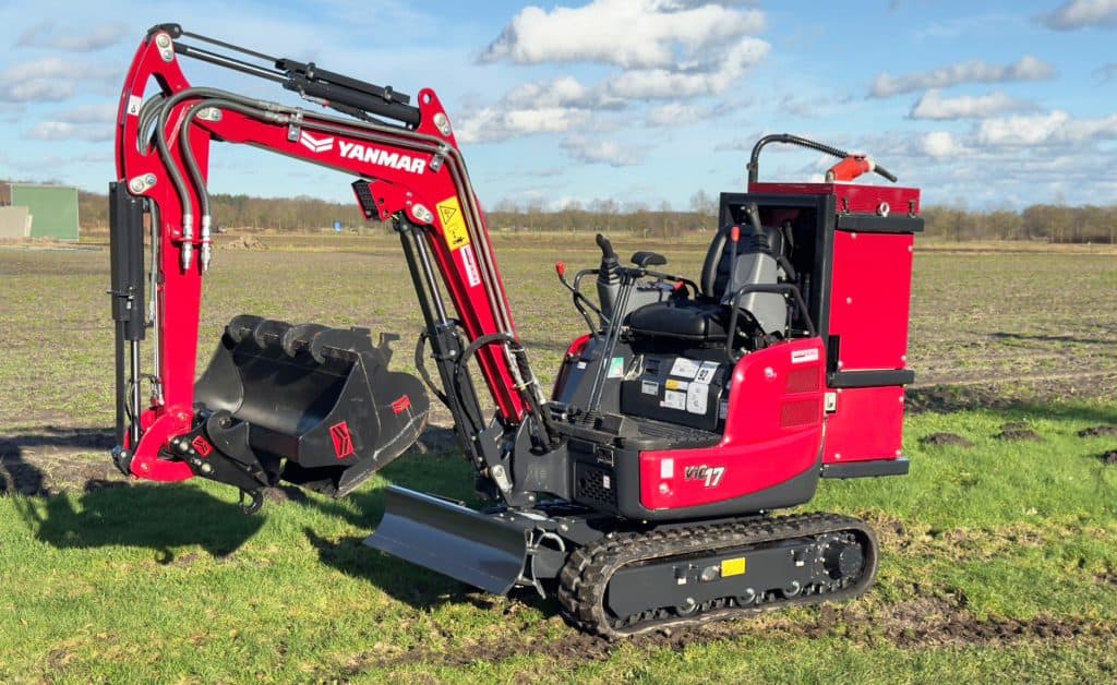 Zeer compacte mini-hoogwerker op rupsen voor onderhoud en kleine werkzaamheden.